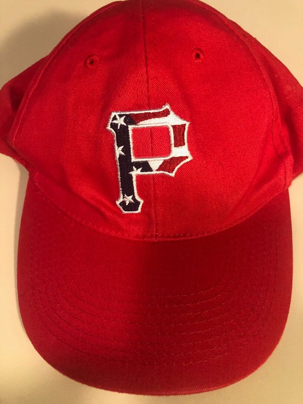 Pittsburgh Pirates Adjustable Cap Hat BWM Global Red Patriotic MLB